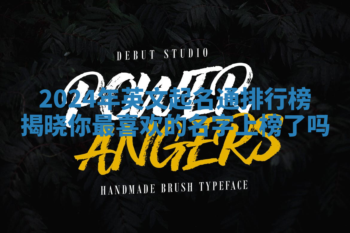 2024年英文起名通排行榜揭晓你最喜欢的名字上榜了吗 2024年英文起名通排行榜揭晓你最喜欢的名字上榜了吗