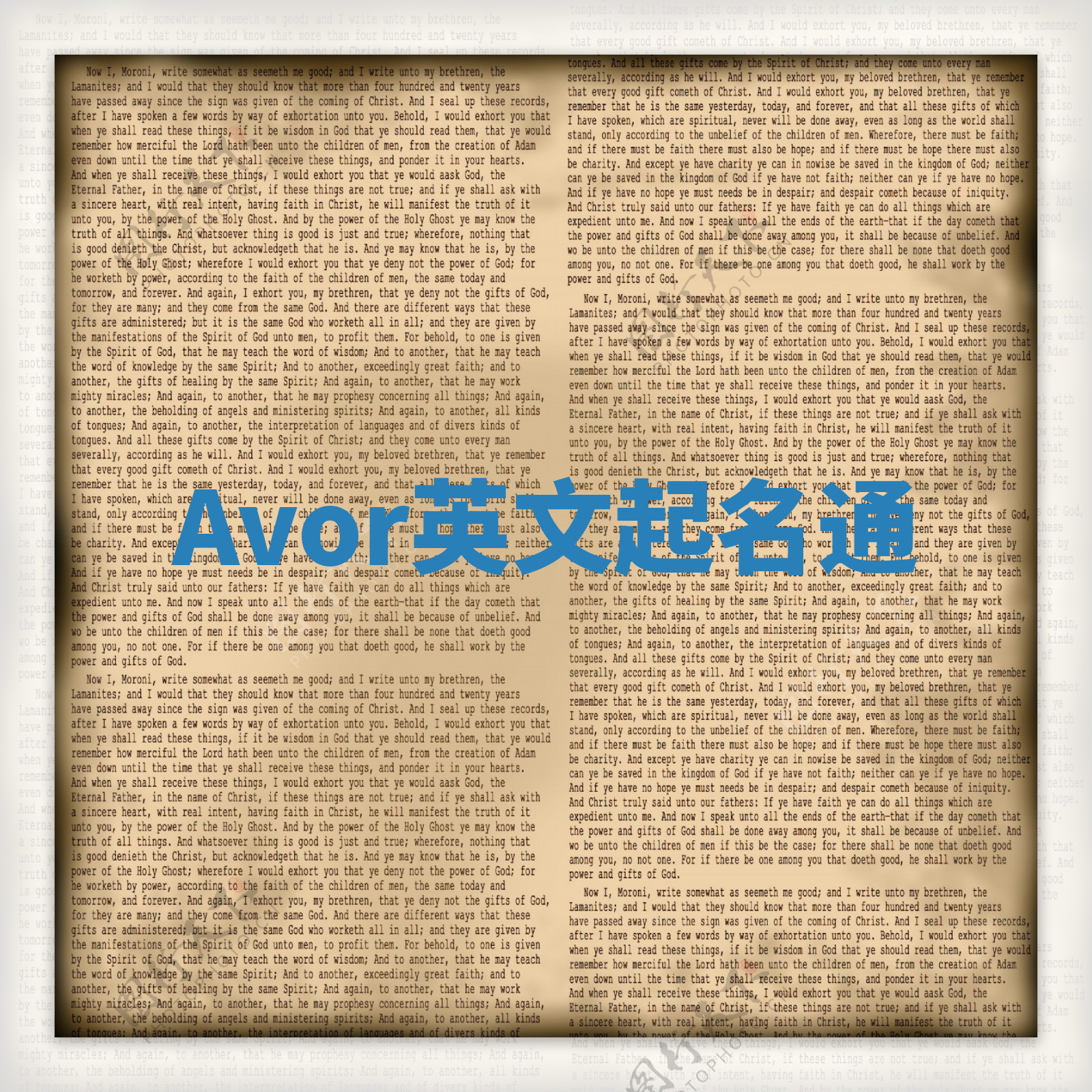 Avor英文起名通 Avor英文起名通