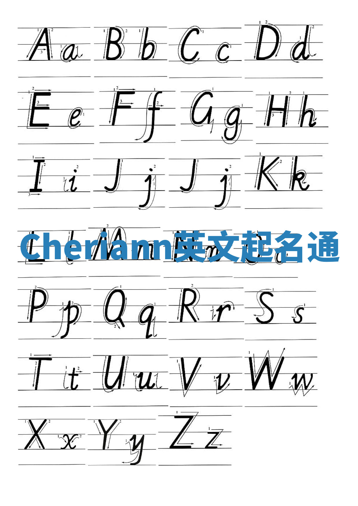 Cheriann英文起名通 Cheriann英文起名通