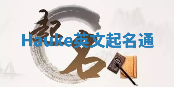 Hauke英文起名通 Hauke英文起名通