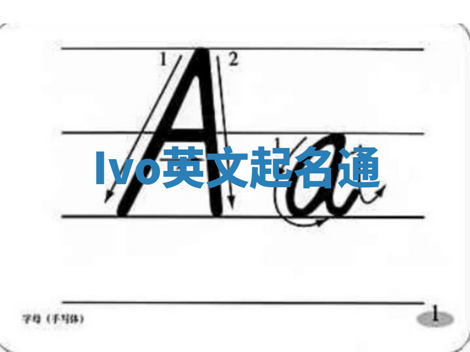 Ivo英文起名通 Ivo英文起名通