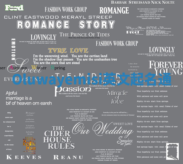 Oluwayemisi英文起名通 Oluwayemisi英文起名通