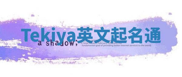 Tekiya英文起名通