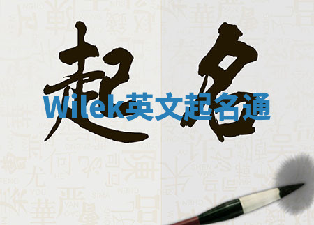 Wilek英文起名通