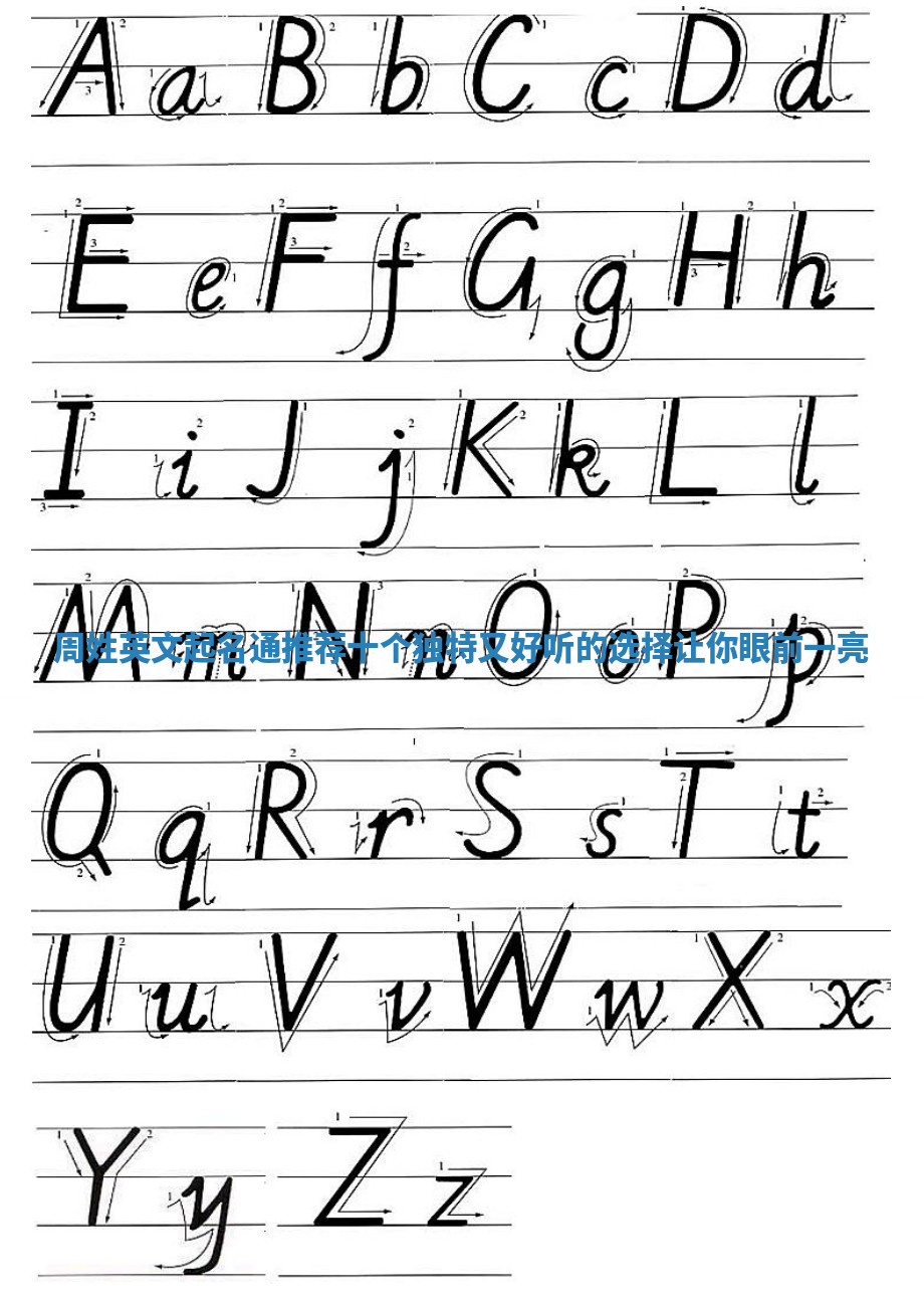 周姓英文起名通推荐 十个独特又好听的选择让你眼前一亮 周姓英文起名通推荐 十个独特又好听的选择让你眼前一亮