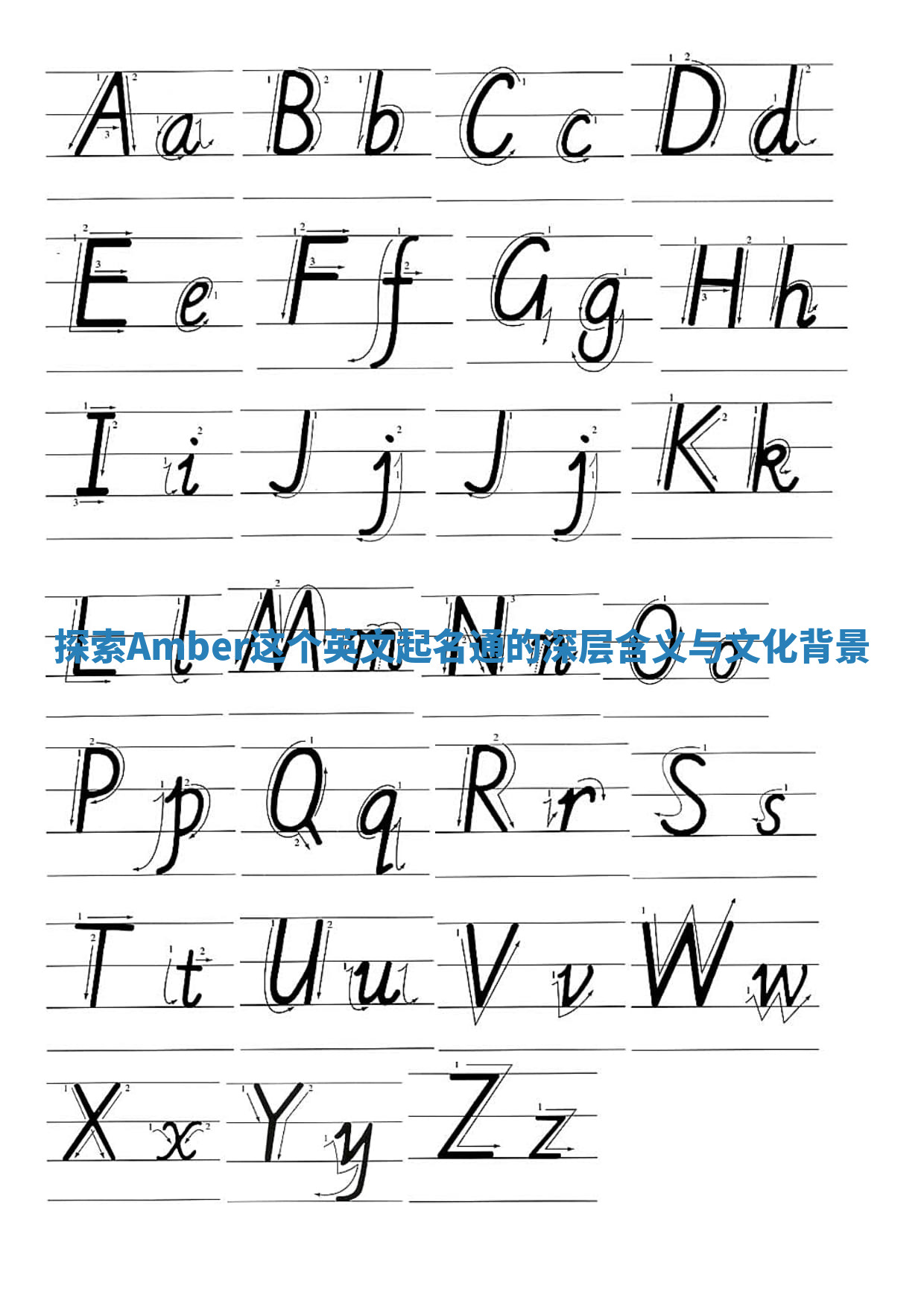 探索Amber这个英文起名通的深层含义与文化背景