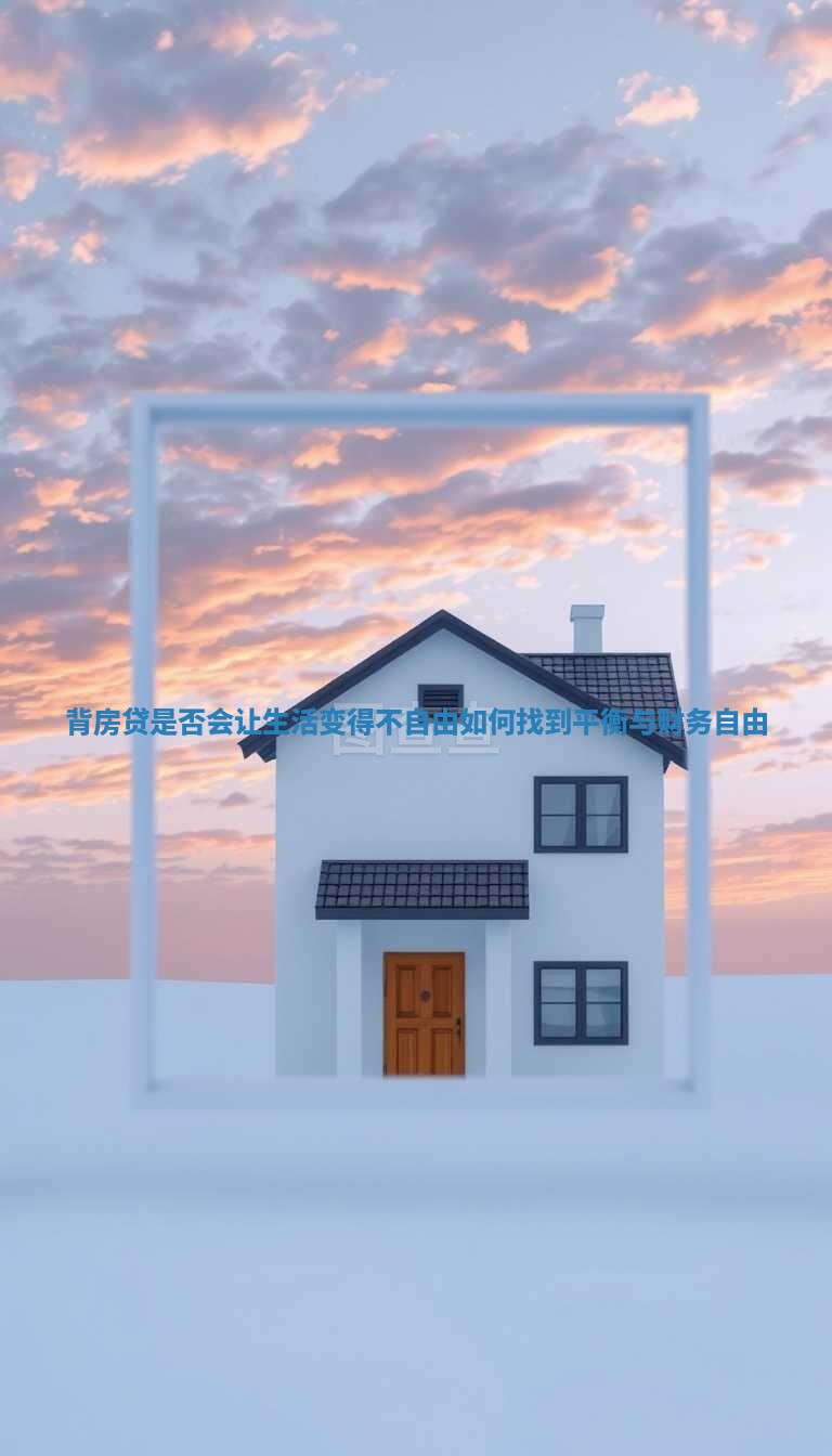 背房贷是否会让生活变得不自由 如何找到平衡与财务自由